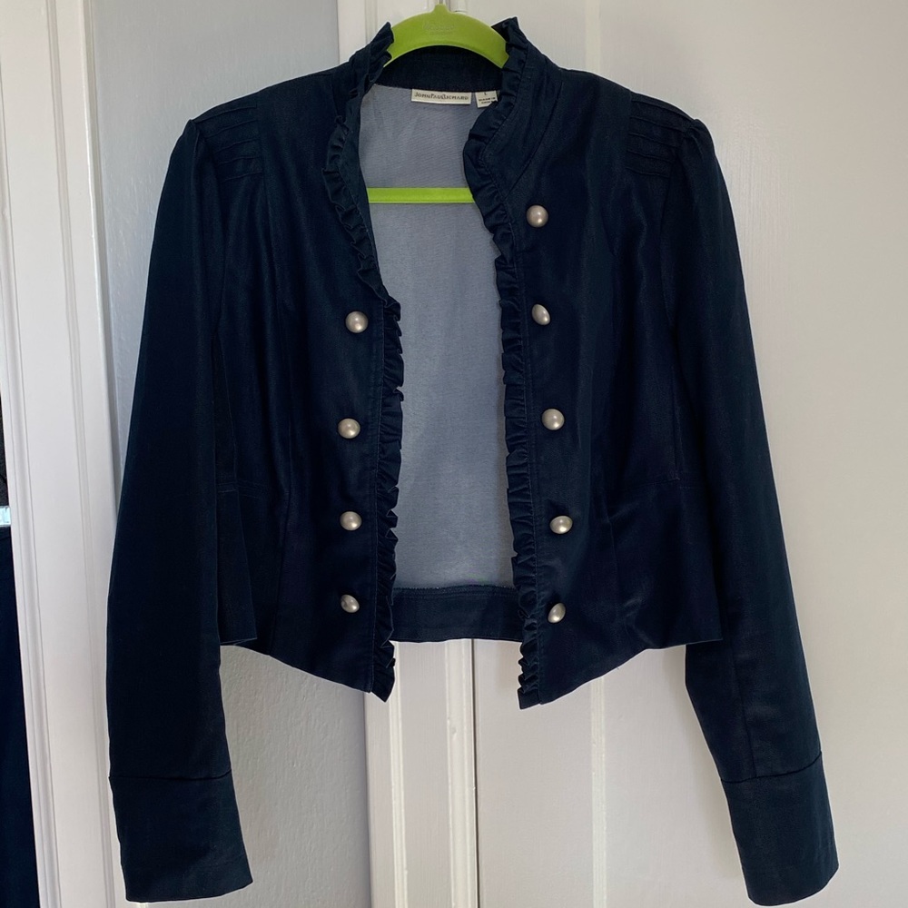 Casual Navy Suit Set